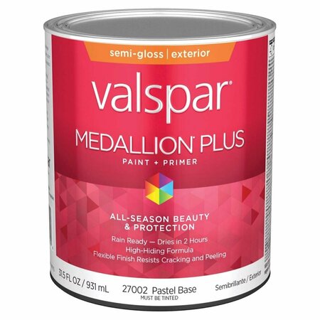 VALSPAR 1 qt. Medallion Acrylic Latex House Trim Paint & Primer, Pastel 028.0027002.005
